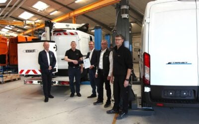 Versalift Denmark opnår Ford Pro Convertor certificering